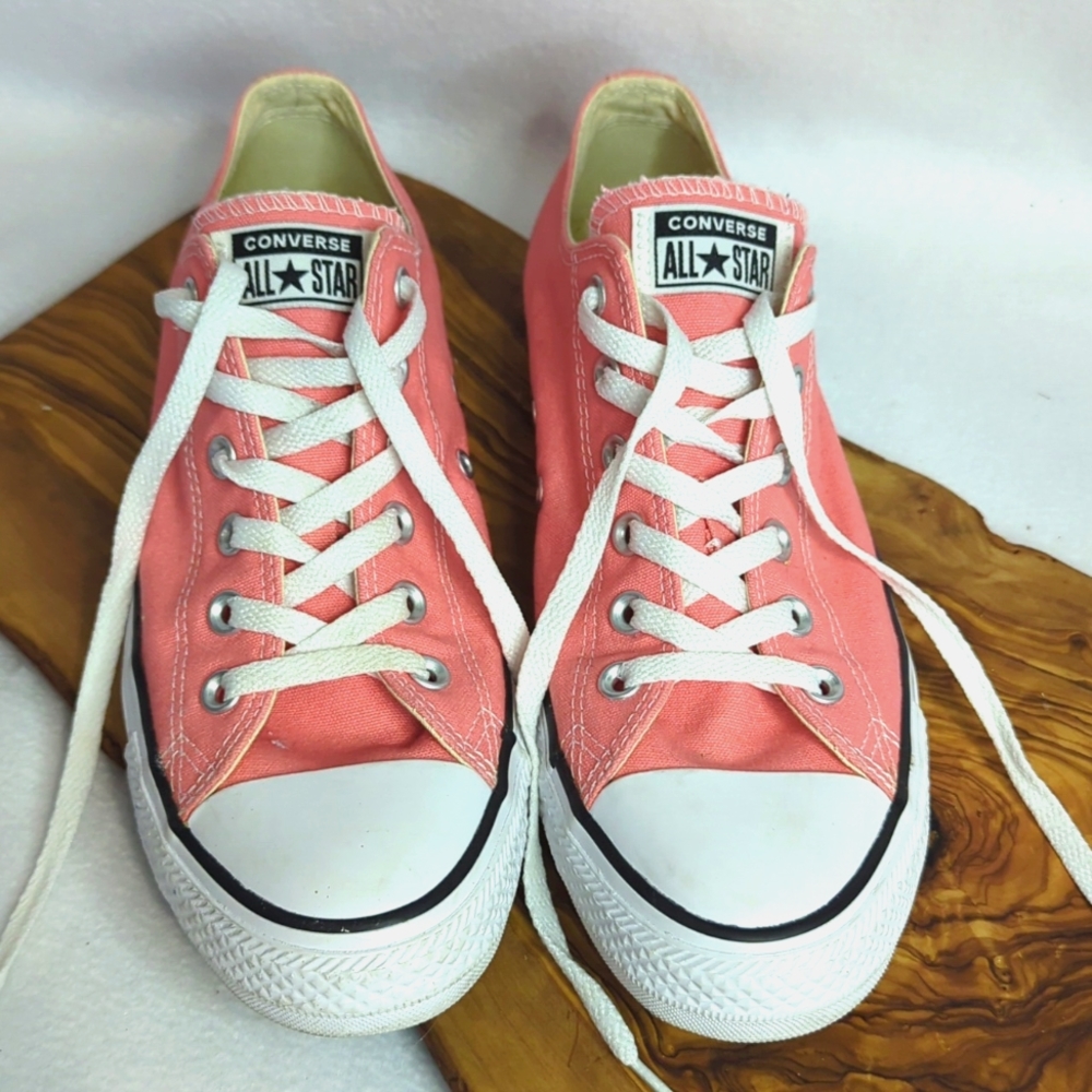 Converse AllStar Unisex Low Top Sneakers Barbie Pink Lace Up
